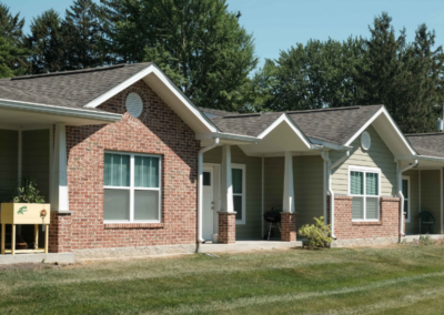 Affordable Housing home exterior Lakeside Gardens in Cicero Indiana