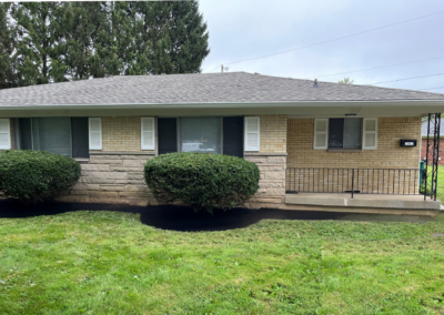 affordable housing home with landscaping and grass in Lebanon